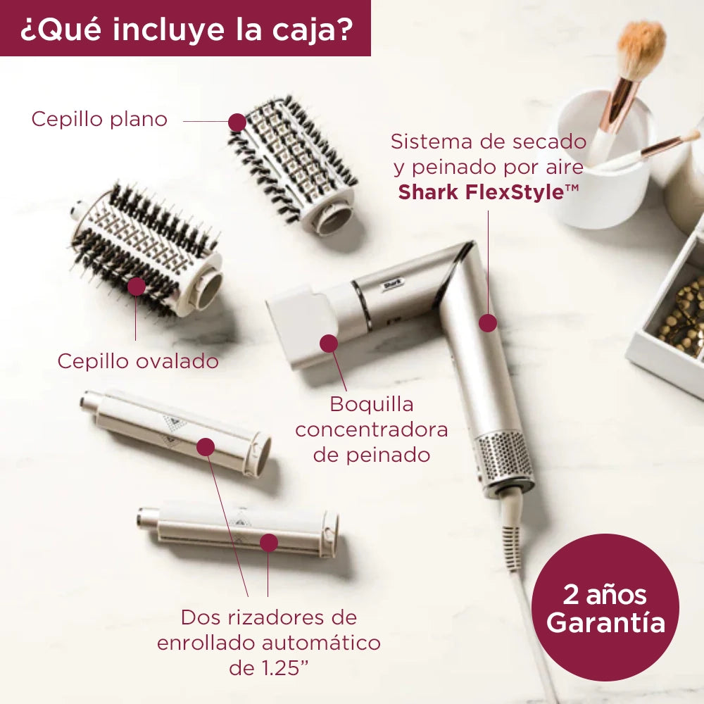 Shark FlexStyle® - Multiestilizador de cabello HD430 - Liso y Ondulado