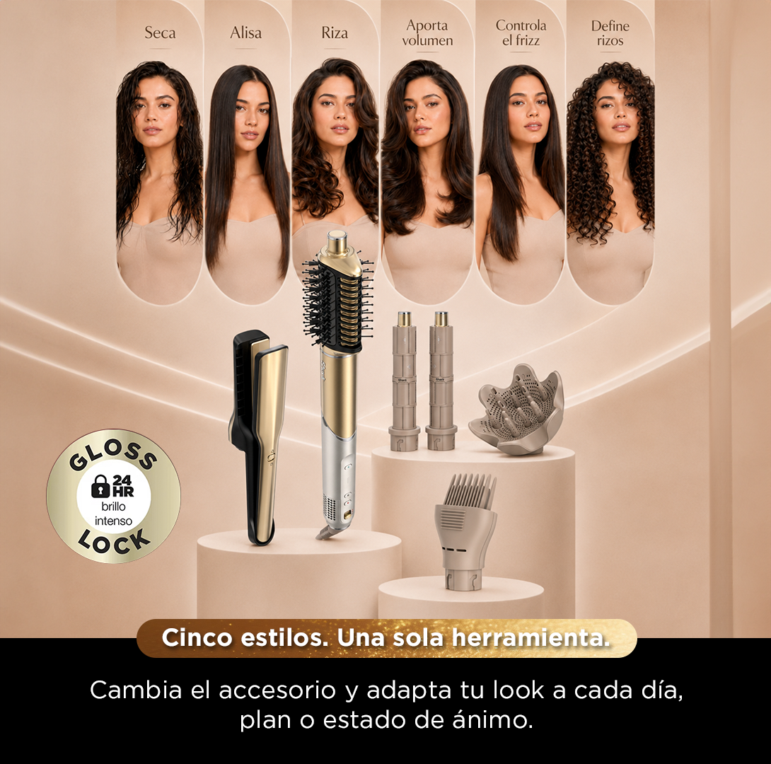 Multiestilizador Shark Glam FlexStyle HD6052S con Difusor 5 En 1 Antifrizz