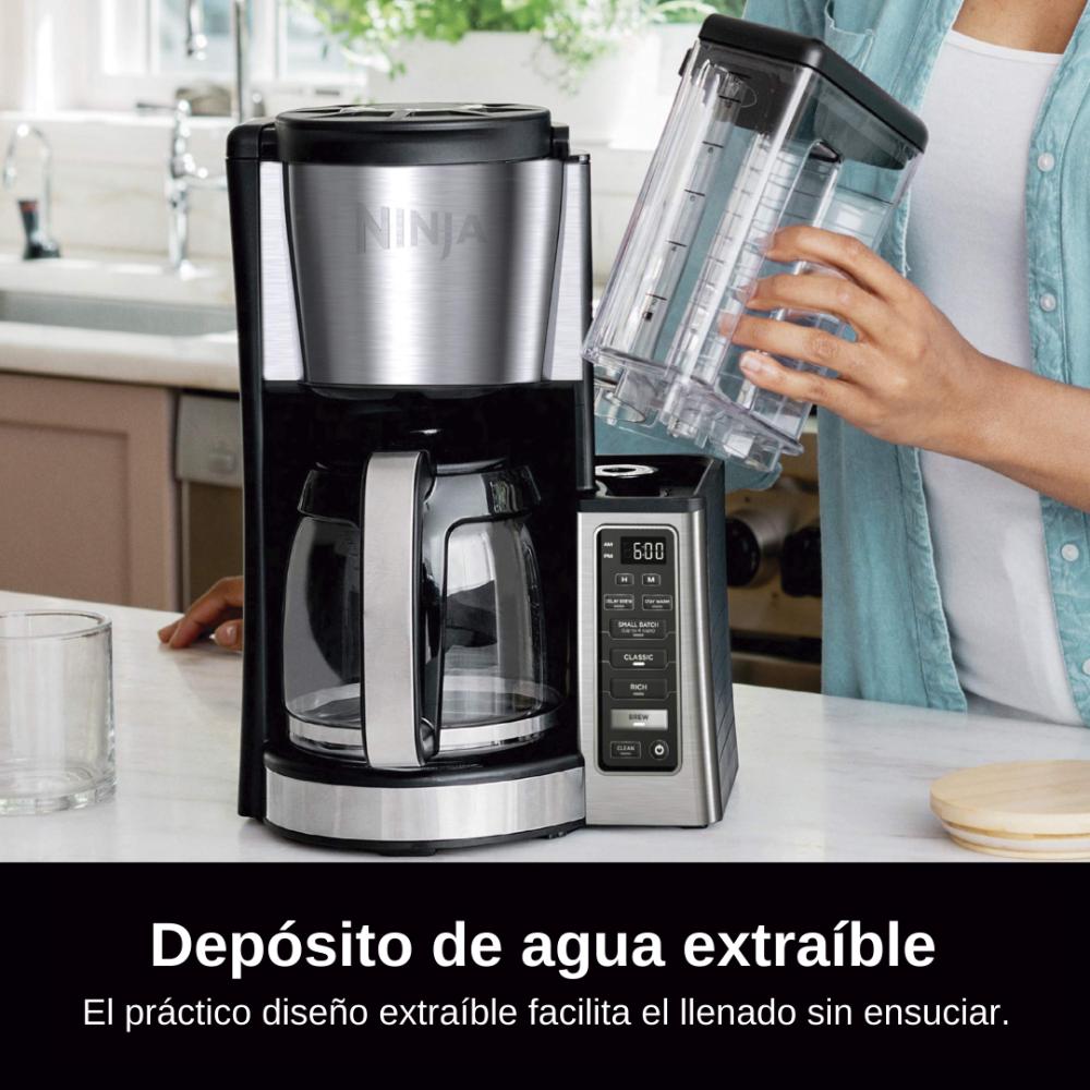 Cafetera Programable Ninja 12 tazas con depósito extraíble de agua CE250
