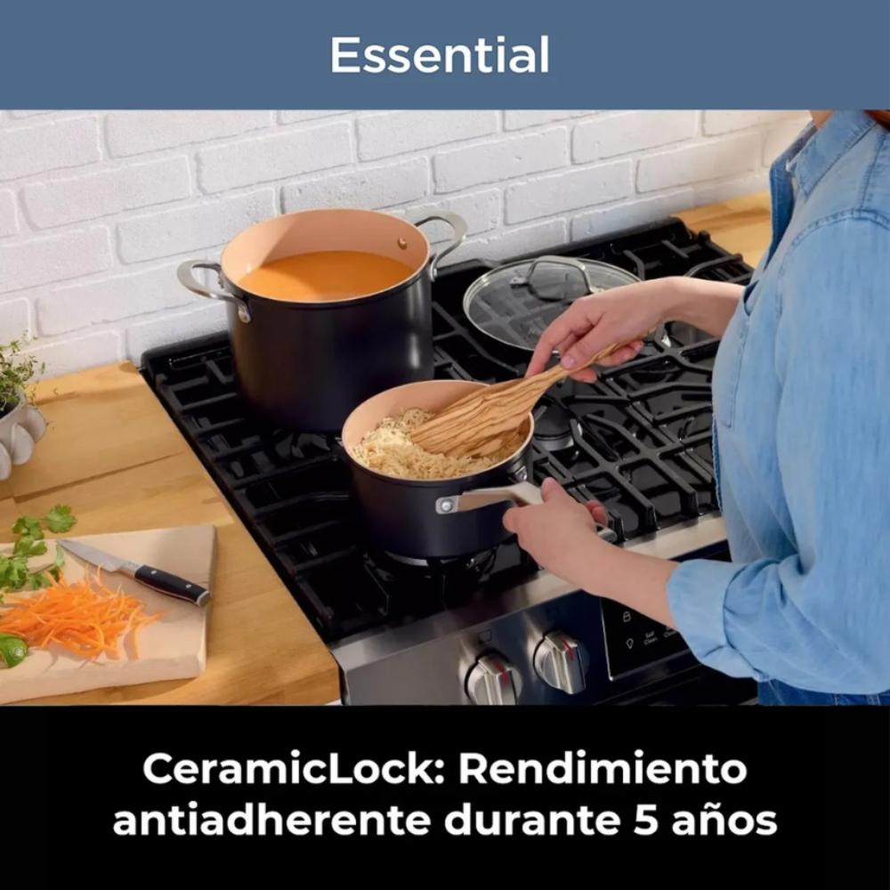 Batería de Cocina en Cerámica Ninja Esencial 12 Piezas CW89900