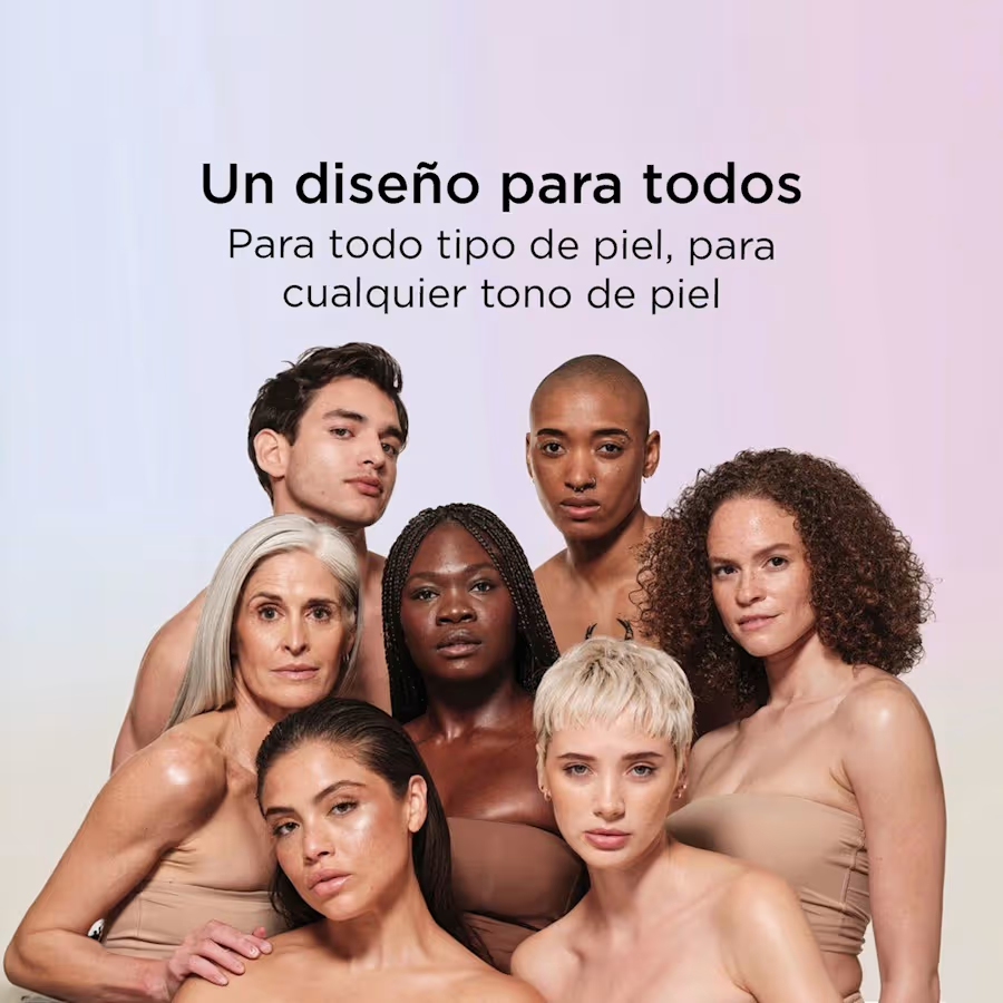 Máscara facial CryoGlow Shark con luz iQLED roja, azul e infrarroja y enfriamiento para el área debajo de los ojos