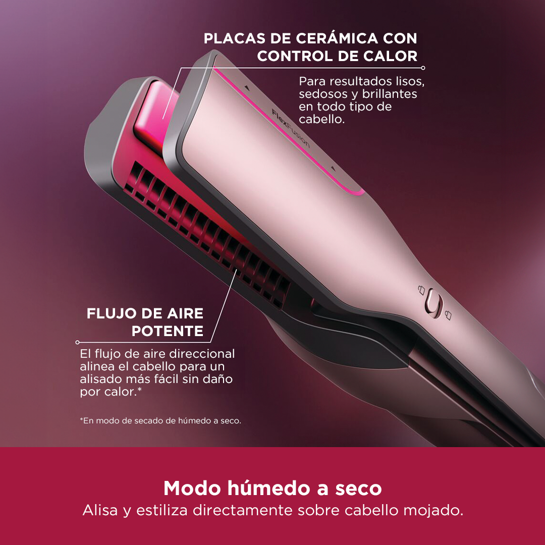 Shark Flexfusion Multiestilizador Cabello Rizado y Ondulado - 4 Accesorios