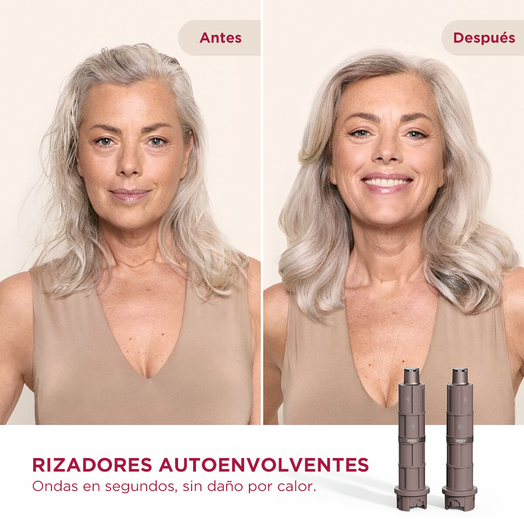 Shark Flexfusion Multiestilizador Cabello Rizado y Ondulado - 4 Accesorios