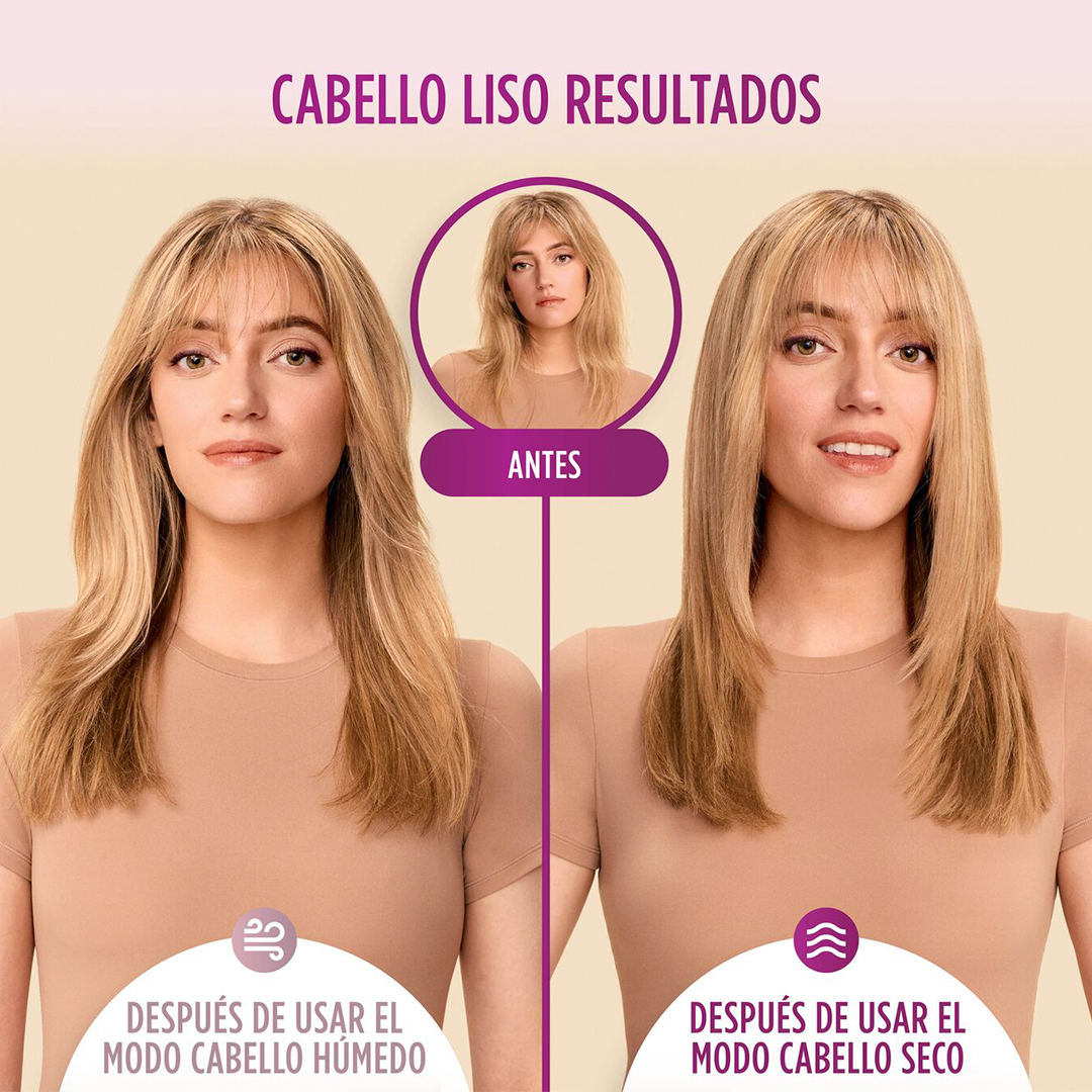 Shark SmoothStyle® - Peine Térmico y Cepillo de Secado HT202 - Húmedo y Seco