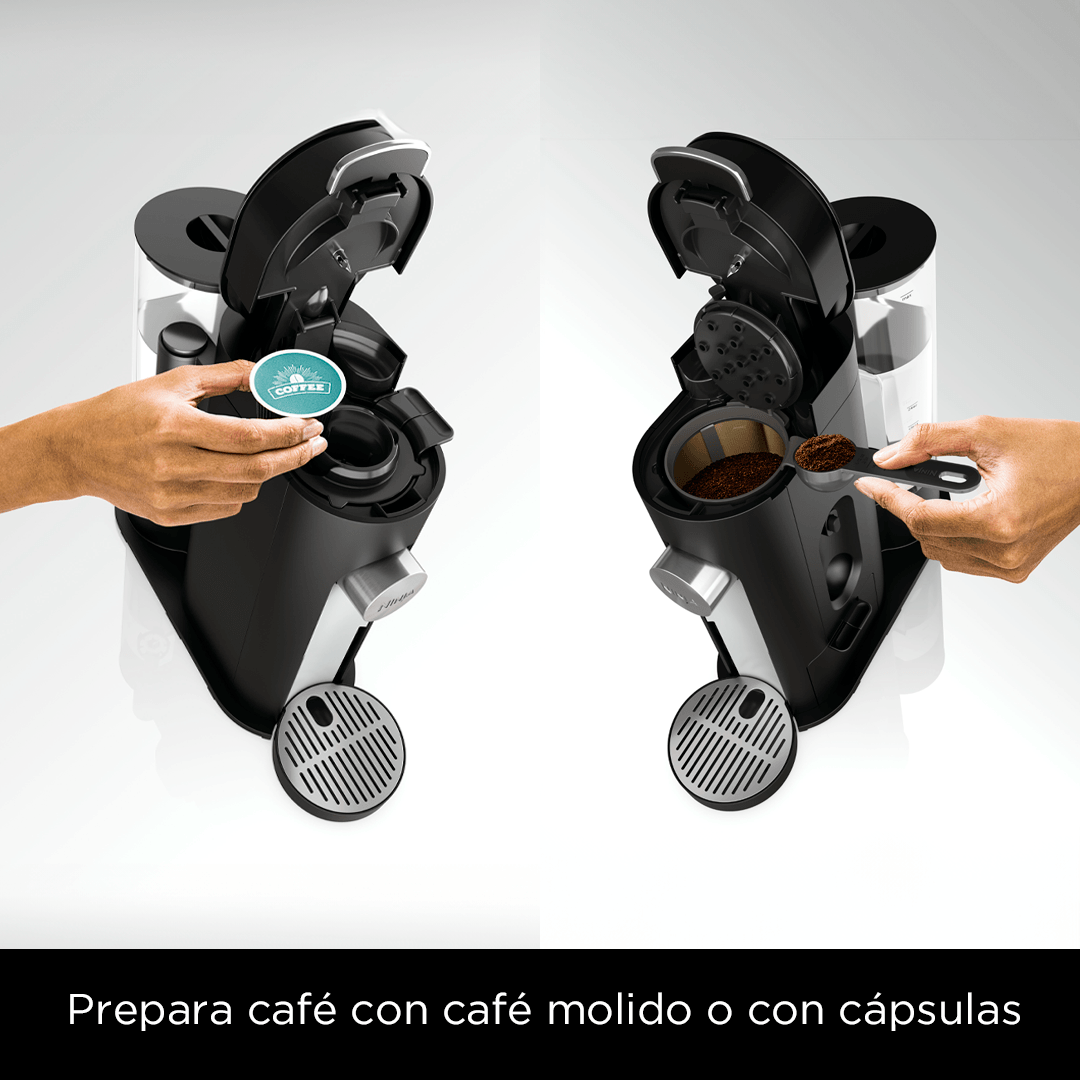 Ninja Pod & Grounds Cafetera Especial de una sola Porción Color Negro