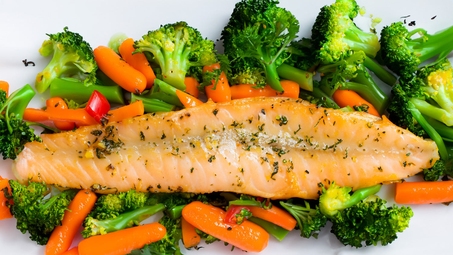 Pescado al horno con hierbas