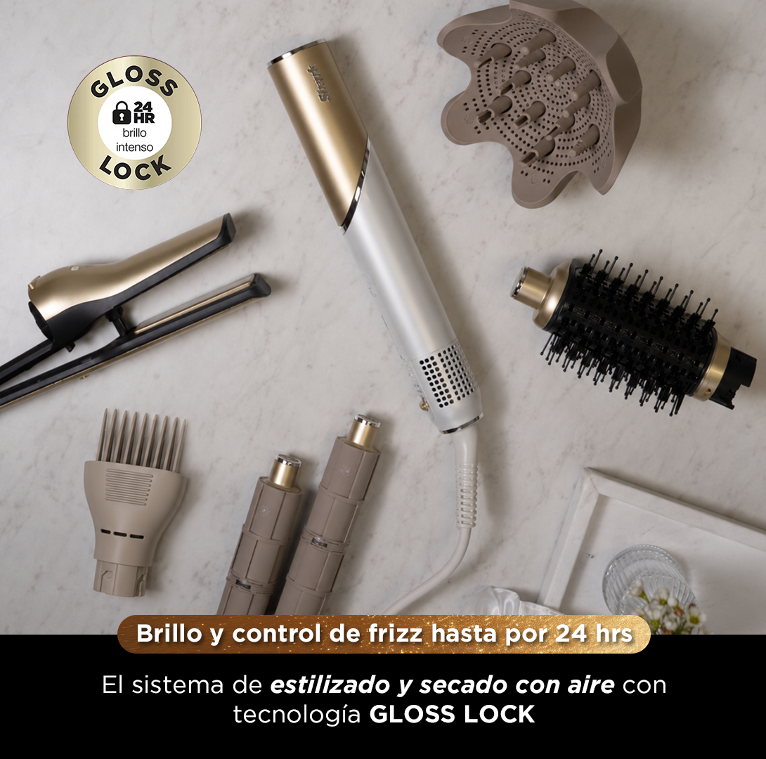 Multiestilizador Shark Glam FlexStyle HD6052S con Difusor 5 En 1 Antifrizz