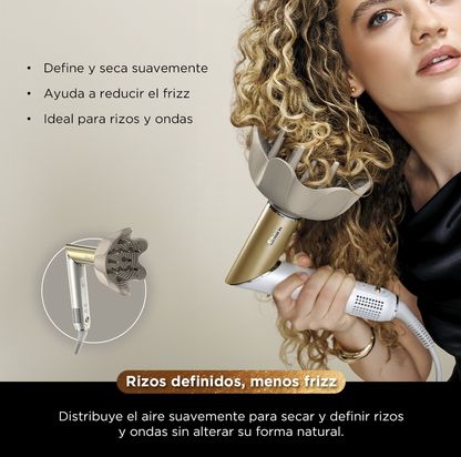 Multiestilizador Shark Glam FlexStyle HD6052S con Difusor 5 En 1 Antifrizz
