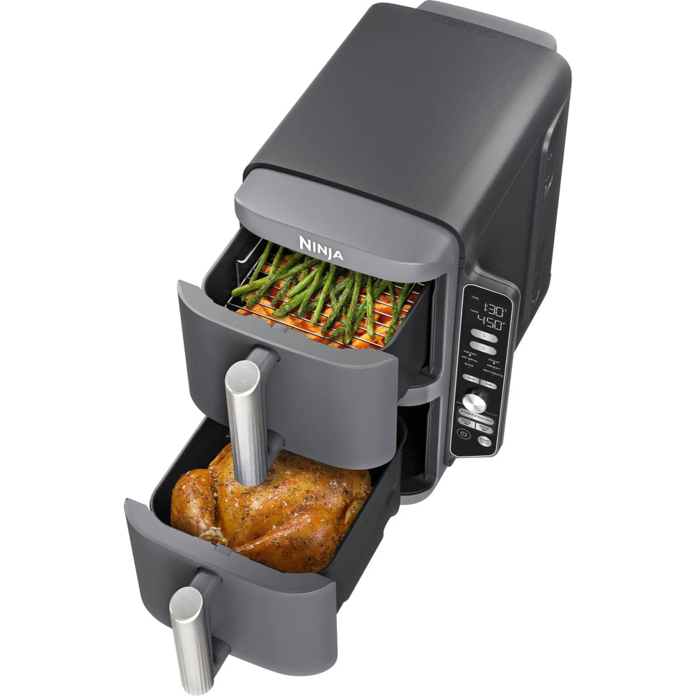 Freidora De Aire Ninja Doublestack Xl De 2 Canastas Sl401_002