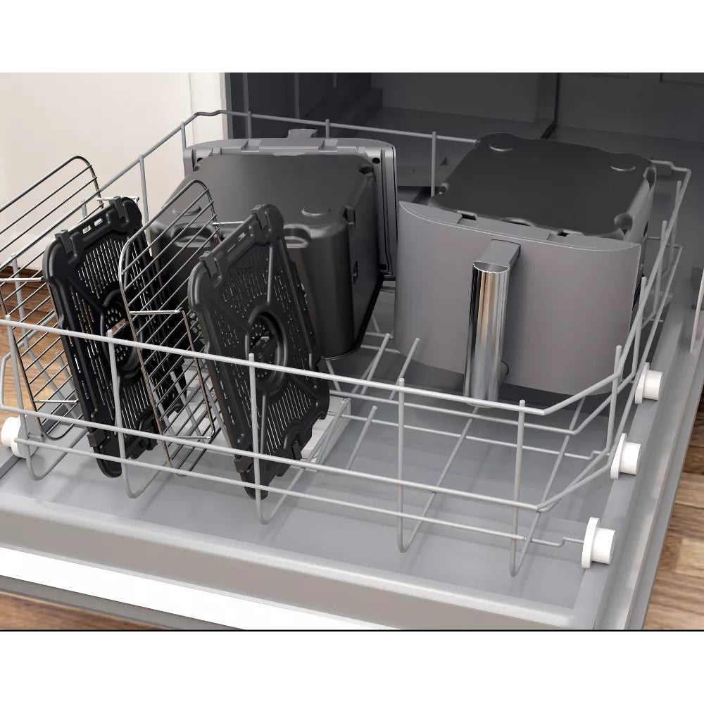 Freidora Ninja de doble canasta ideal para ahorrar espacio en cocina