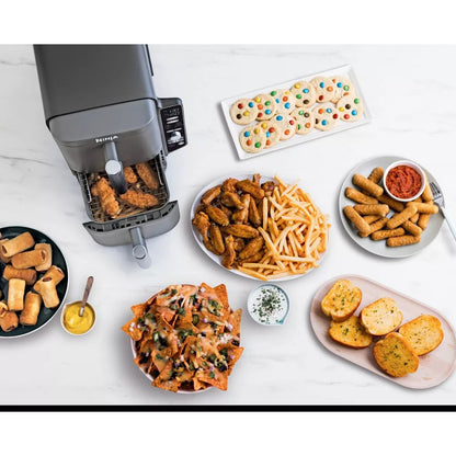 Freidora De Aire Ninja Doublestack Xl De 2 Canastas Sl401_004