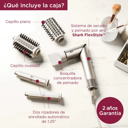 Shark FlexStyle® - Multiestilizador de cabello HD430 - Liso y Ondulado