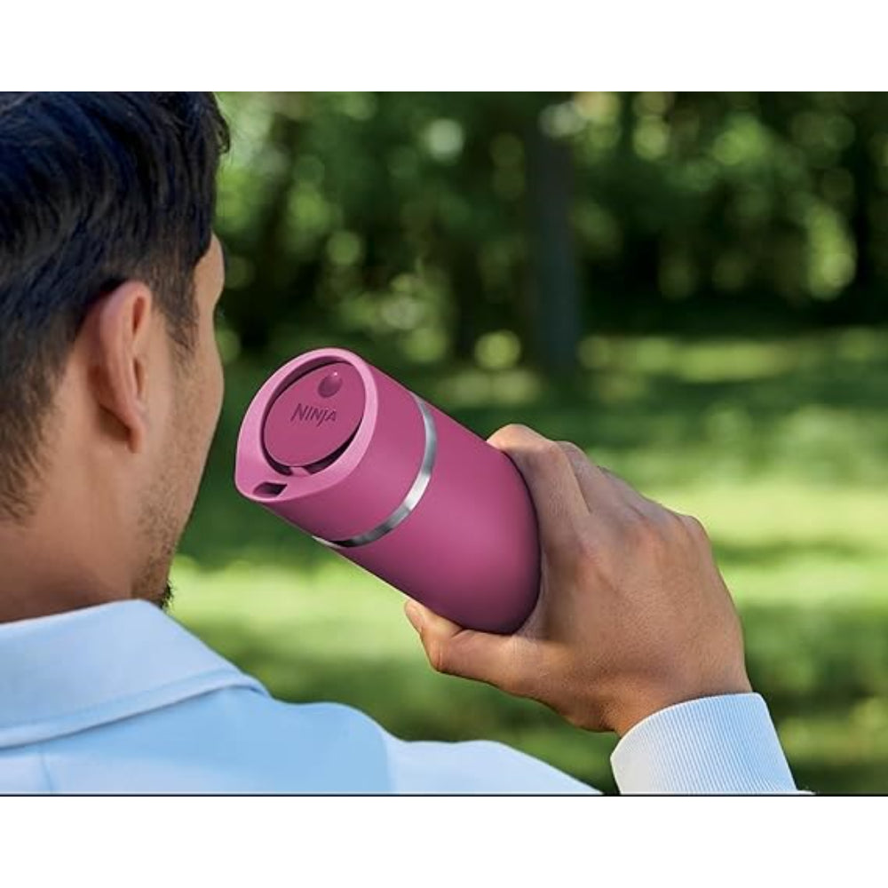 Vaso Térmico Ninja Sip Perfect 16 Oz Rosa Fucsia