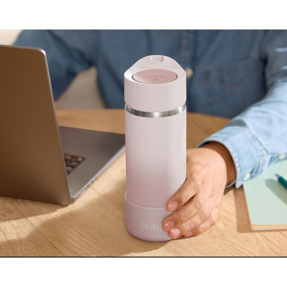 Vaso Térmico Ninja Sip Perfect 16 Oz Cuarzo Rosado