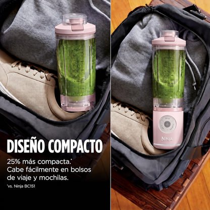 Licuadora Portátil Recargable Ninja Blast Max BC251PK Rosa