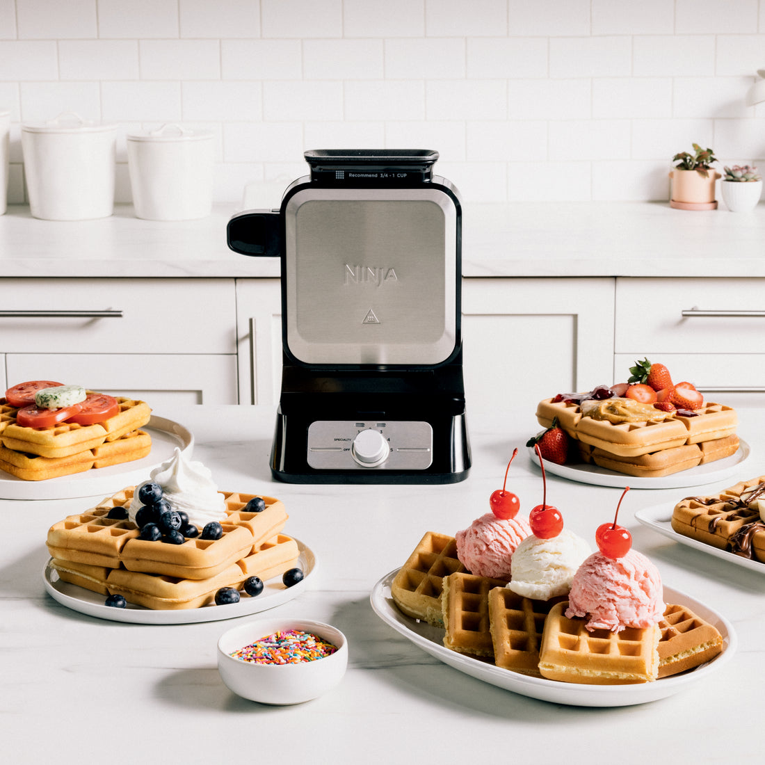 Ninja® Belga Wafflera Pro Neverstick BW1001