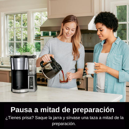 Cafetera Programable Ninja 12 tazas con depósito extraíble de agua CE250