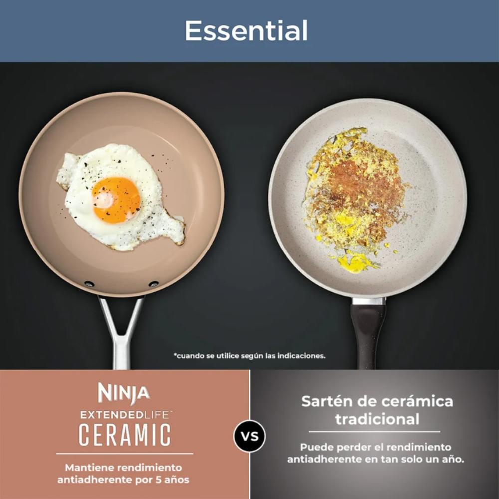 Batería de Cocina en Cerámica Ninja Esencial 12 Piezas CW89900