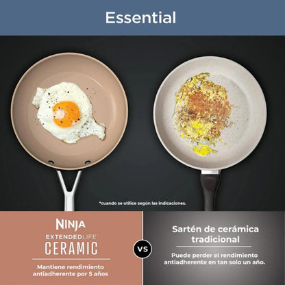 Batería de Cocina en Cerámica Ninja Esencial 12 Piezas CW89900
