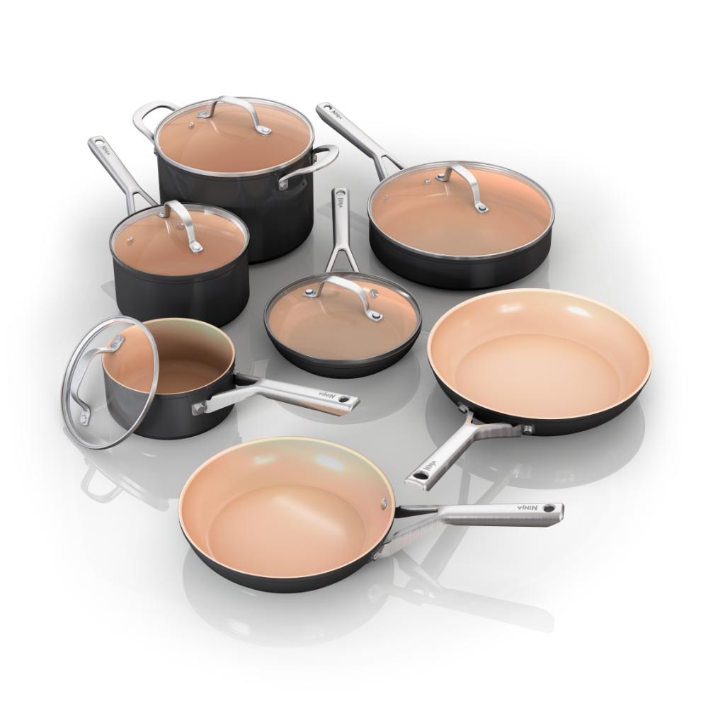Batería de Cocina en Cerámica Ninja Esencial 12 Piezas CW89900