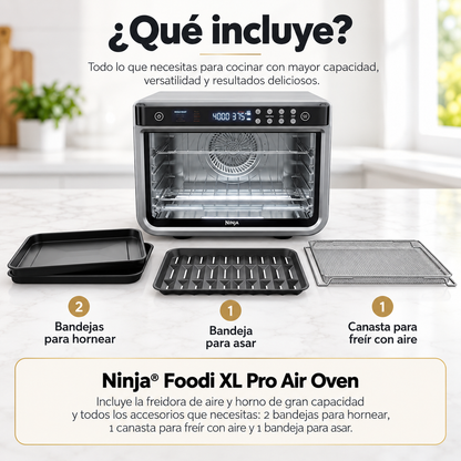 Horno Eléctrico con Air Fryer XL Pro Ninja® Foodi™ 10 en 1 DT201