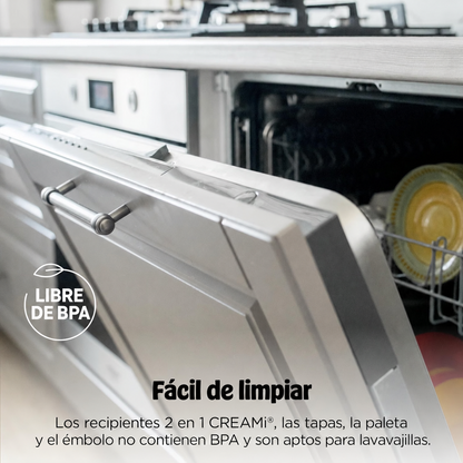 Máquina de helado Ninja Swirl by Creami | 6 Programas para Servir en Swirl Estilo Heladería | Incluye 2 Contenedores