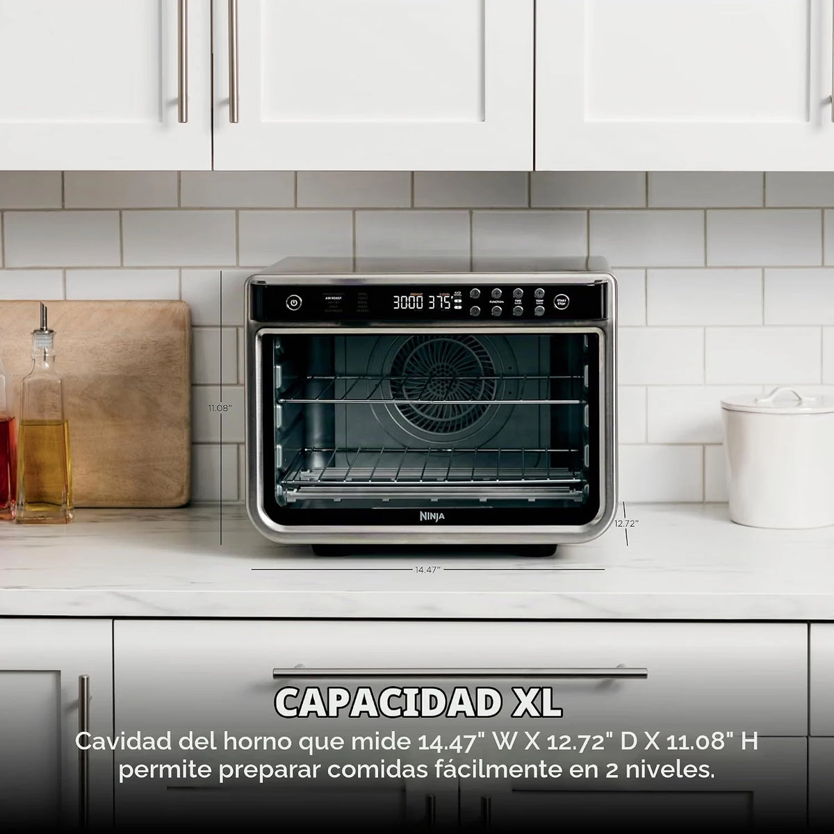 Horno Eléctrico con Air Fryer XL Pro Ninja® Foodi™ 10 en 1 DT201