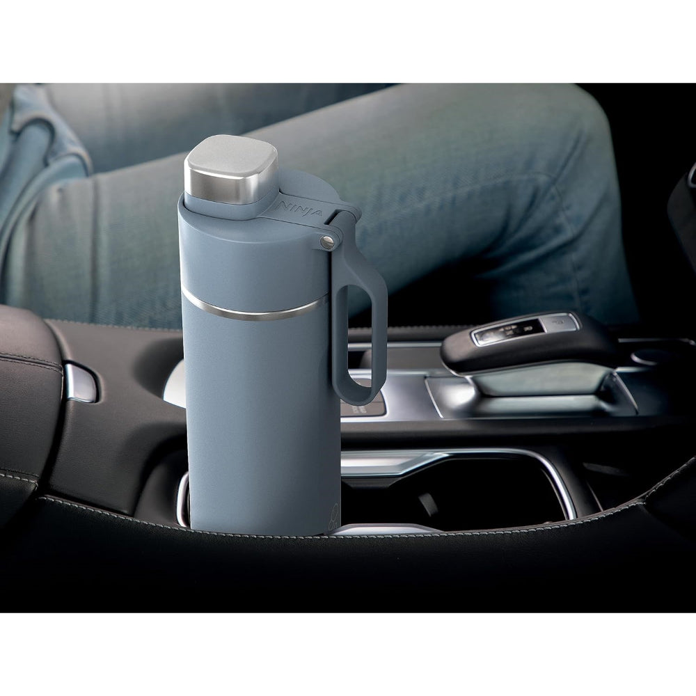 Botella De Agua  Ninja Thirsti 24 Oz Azul Tormenta