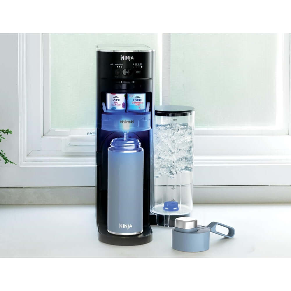 Botella De Agua  Ninja Thirsti 24 Oz Azul Tormenta