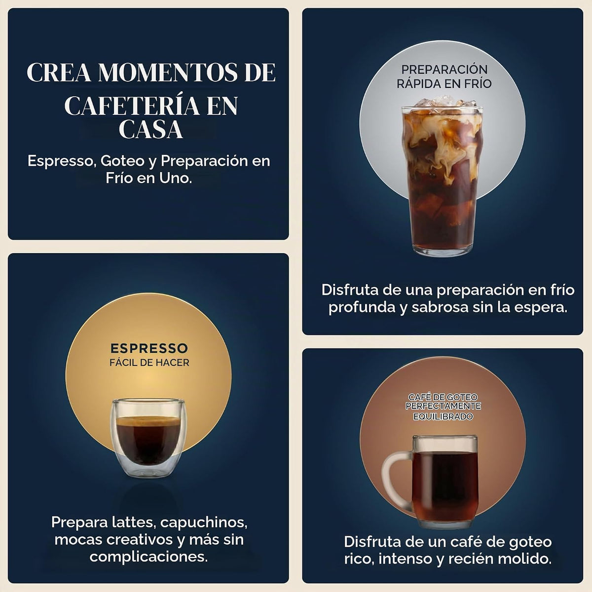 Máquina de Café Espresso Ninja Luxe Café ES601LAA