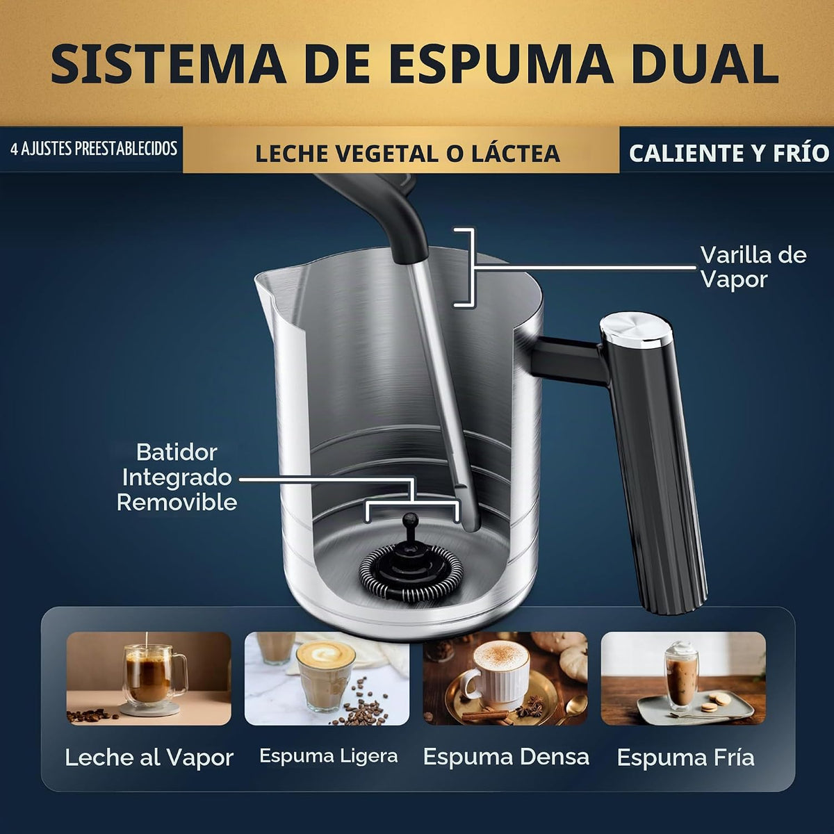 Máquina de Café Espresso Ninja Luxe Café ES601LAA