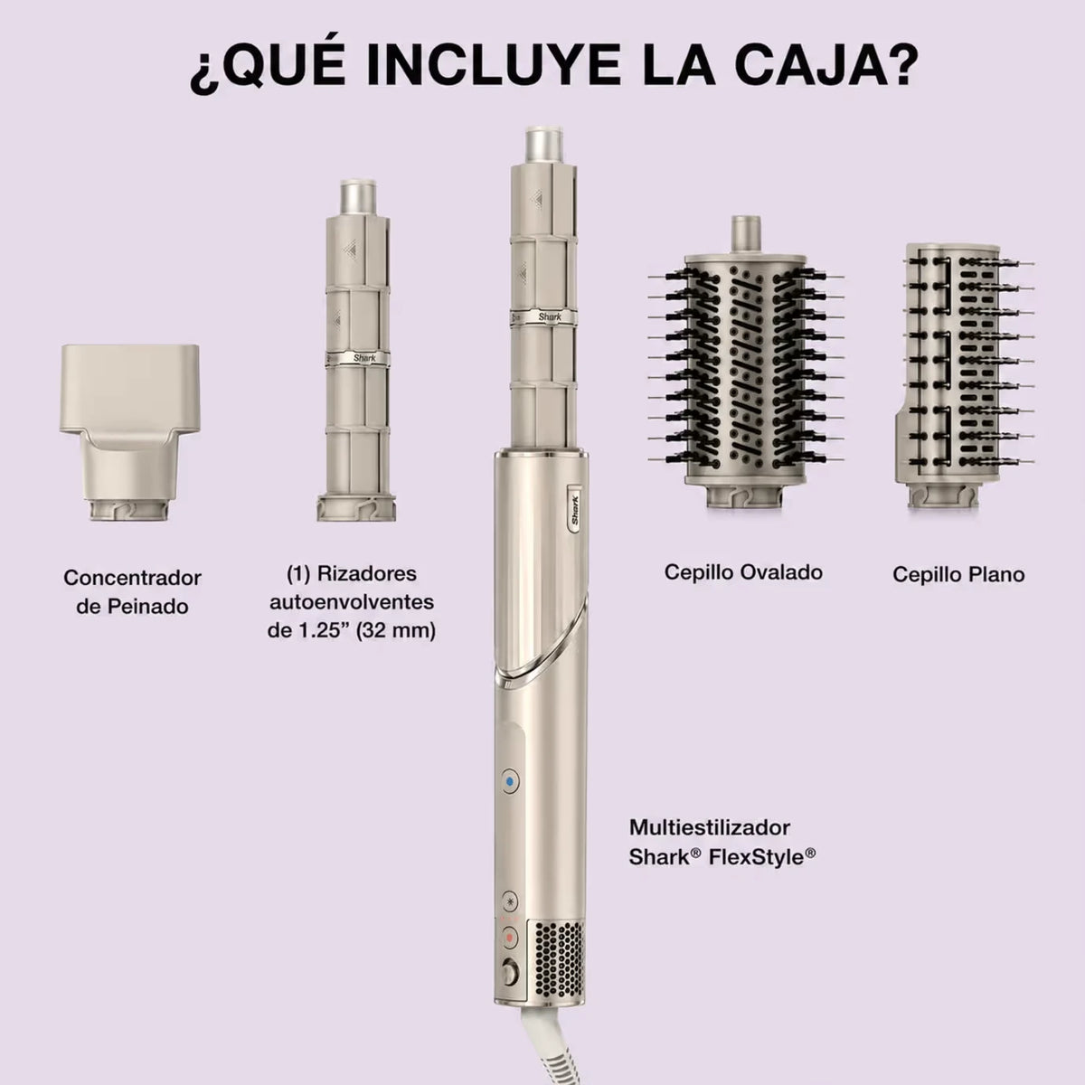 Shark FlexStyle® - Multiestilizador de cabello HD430 - Liso y Ondulado