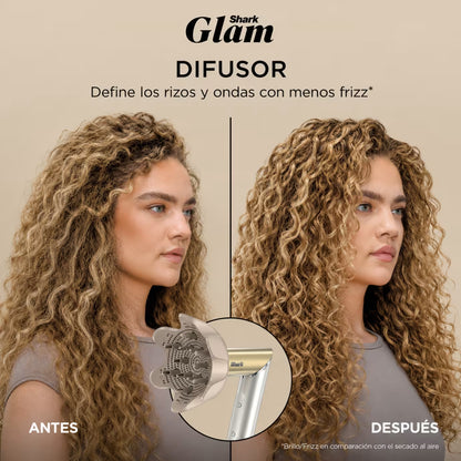 Multiestilizador Shark Glam FlexStyle HD6052S con Difusor 5 En 1 Antifrizz