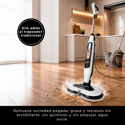 Trapeador a Vapor Shark S8201 Pisos Duros con Steam Blaster