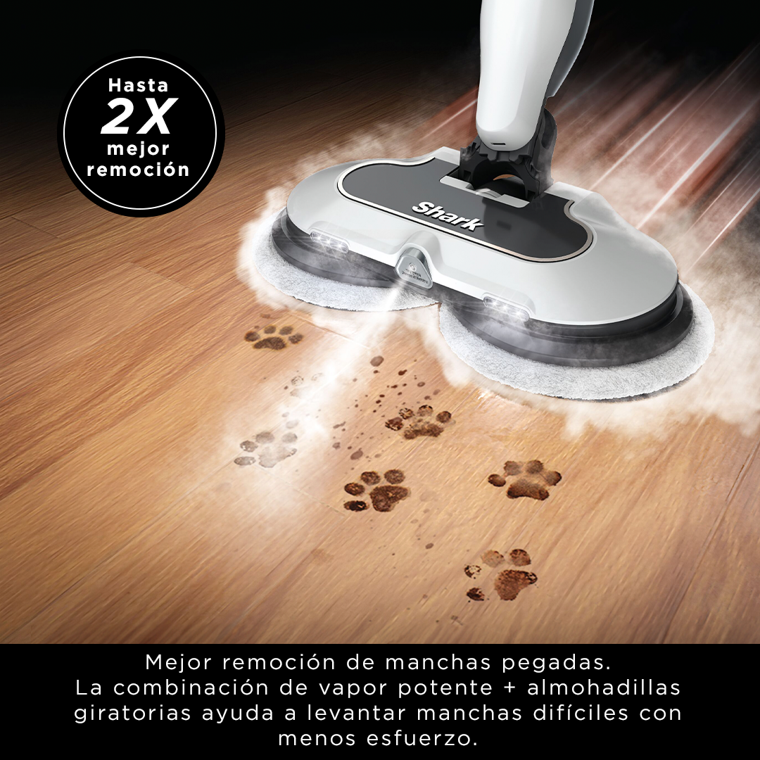 Trapeador a Vapor Shark S8201 Pisos Duros con Steam Blaster