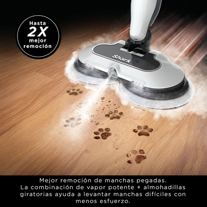 Trapeador a Vapor Shark S8201 Pisos Duros con Steam Blaster
