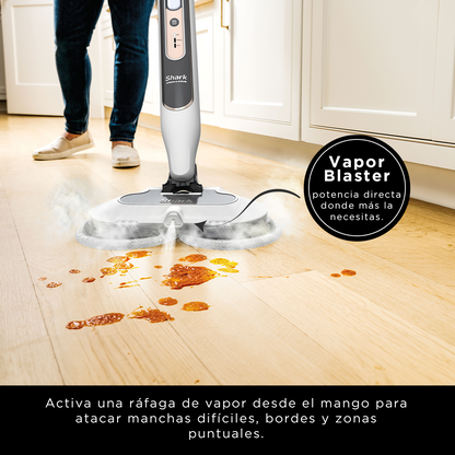Trapeador a Vapor Shark S8201 Pisos Duros con Steam Blaster