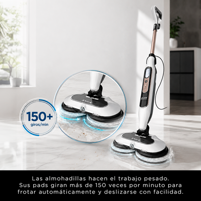 Trapeador a Vapor Shark S8201 Pisos Duros con Steam Blaster