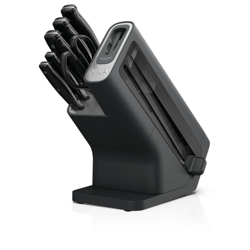Taco de Cuchillos 7 piezas NEVERDULL Ninja®  K12007 con afilador incluido