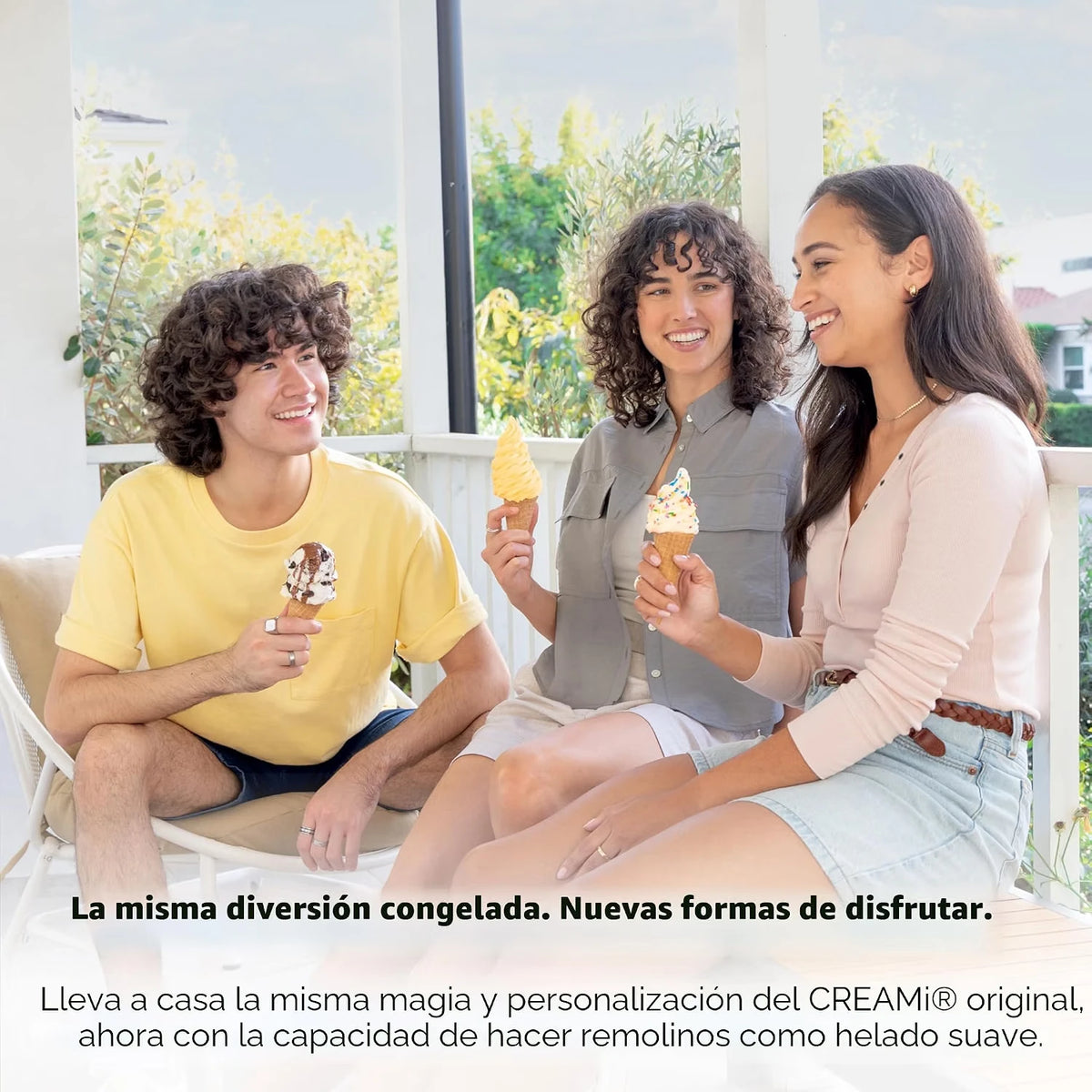 Máquina de helado Ninja Swirl by Creami | 6 Programas para Servir en Swirl Estilo Heladería | Incluye 2 Contenedores