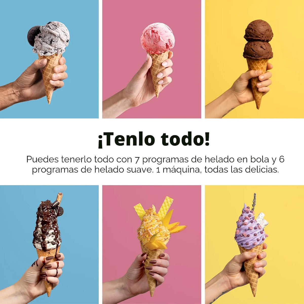 Máquina de helado Ninja Swirl by Creami | 6 Programas para Servir en Swirl Estilo Heladería | Incluye 2 Contenedores