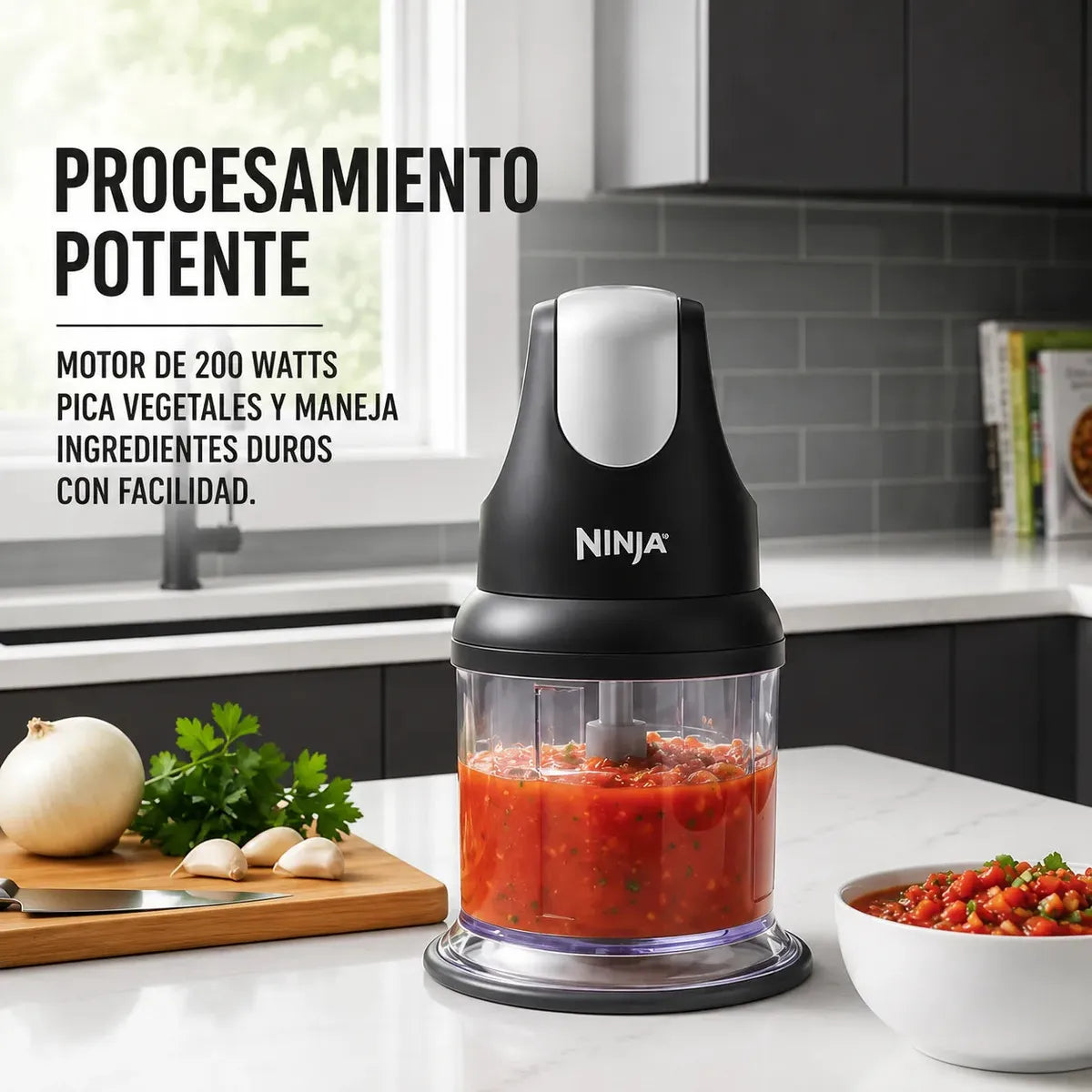 Ninja® Procesador de Alimentos Nj100Gr 200W Negro