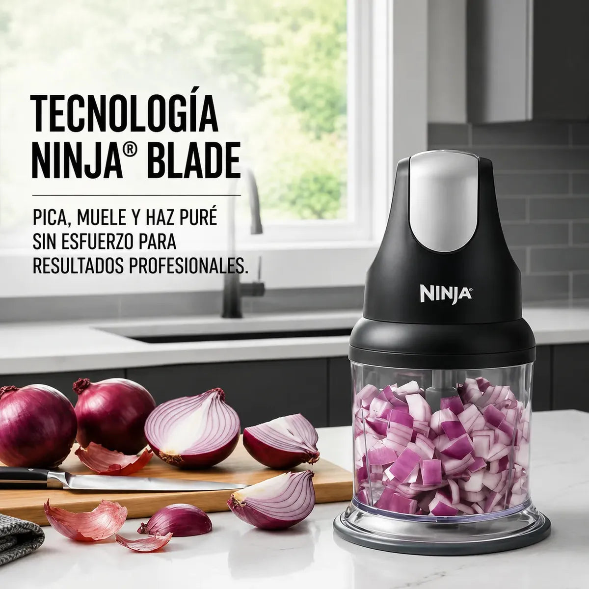 Ninja® Procesador de Alimentos Nj100Gr 200W Negro