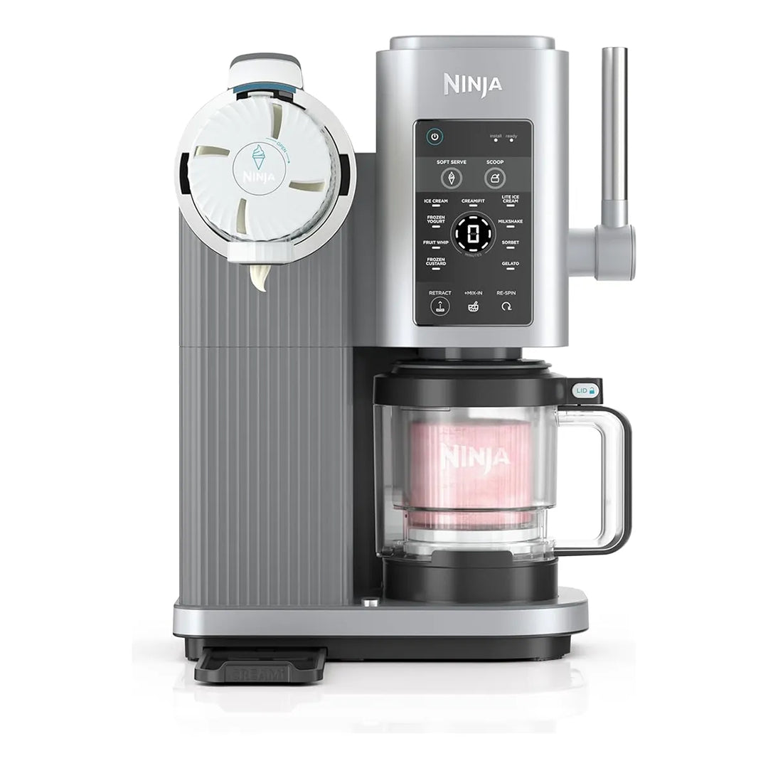 Máquina de helado Ninja Swirl by Creami | 6 Programas para Servir en Swirl Estilo Heladería | Incluye 2 Contenedores