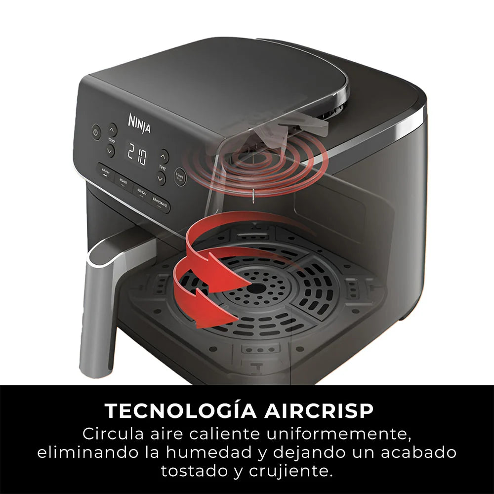 Freidora de Aire Ninja® 4.7 Litros AF141LAA Negra