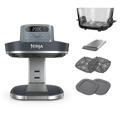 Freidora de Aire de Vidrio Ninja Crispi Pro 6-en-1  Color: Crybespace