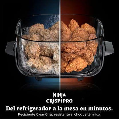 Freidora de Aire de Vidrio Ninja Crispi Pro 6-en-1  Color: Crybespace