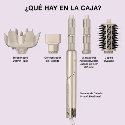 Shark FlexStyle® - Multiestilizador de Cabello HD435 - Rizado y Crespo