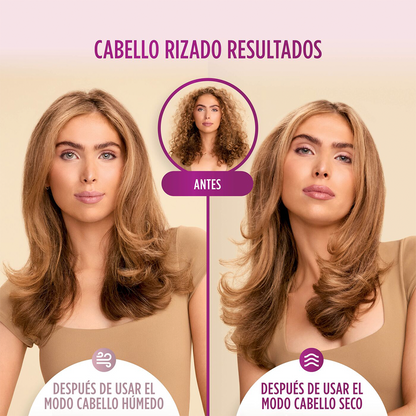 Shark SmoothStyle® - Peine Térmico y Cepillo de Secado HT202 - Húmedo y Seco
