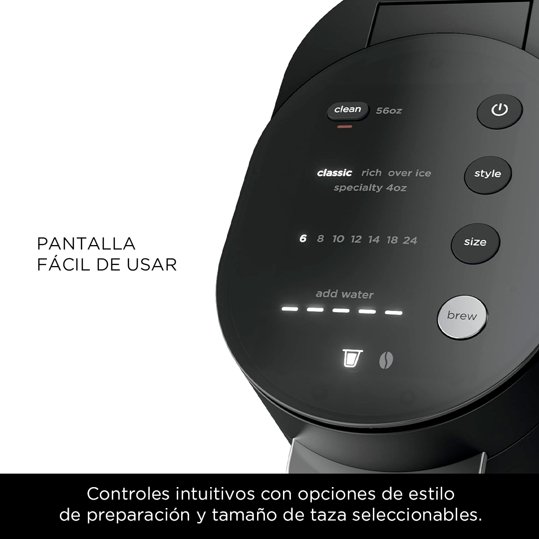 Ninja Pod &amp; Grounds Cafetera Especial De Una Sola Porción Color Negro